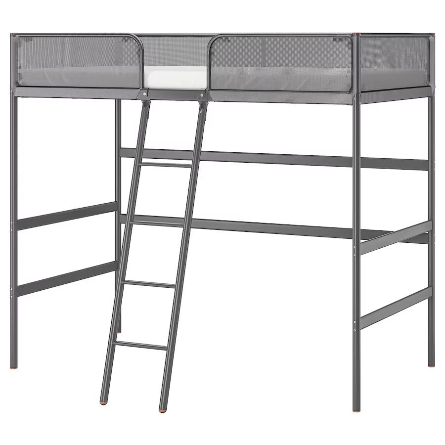 Łóżko piętrowe z materacem IKEA TUFFING 90x200cm