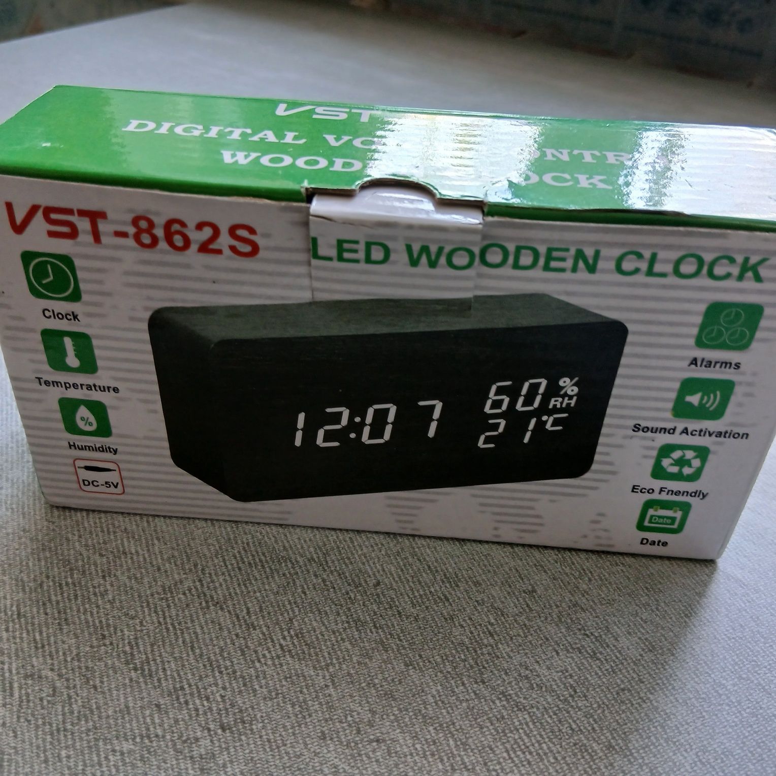 Новые настольные электронные часы VST-862S.