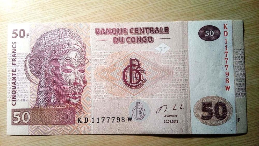 Kongo 50 Francs 2013 UNC