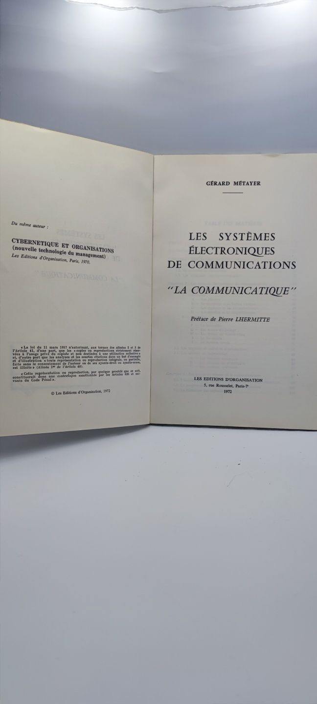 Livro- Ref CxB - Gérard Metayer - La Communicatique