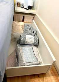 2 Gavetas de cama IKEA brancas