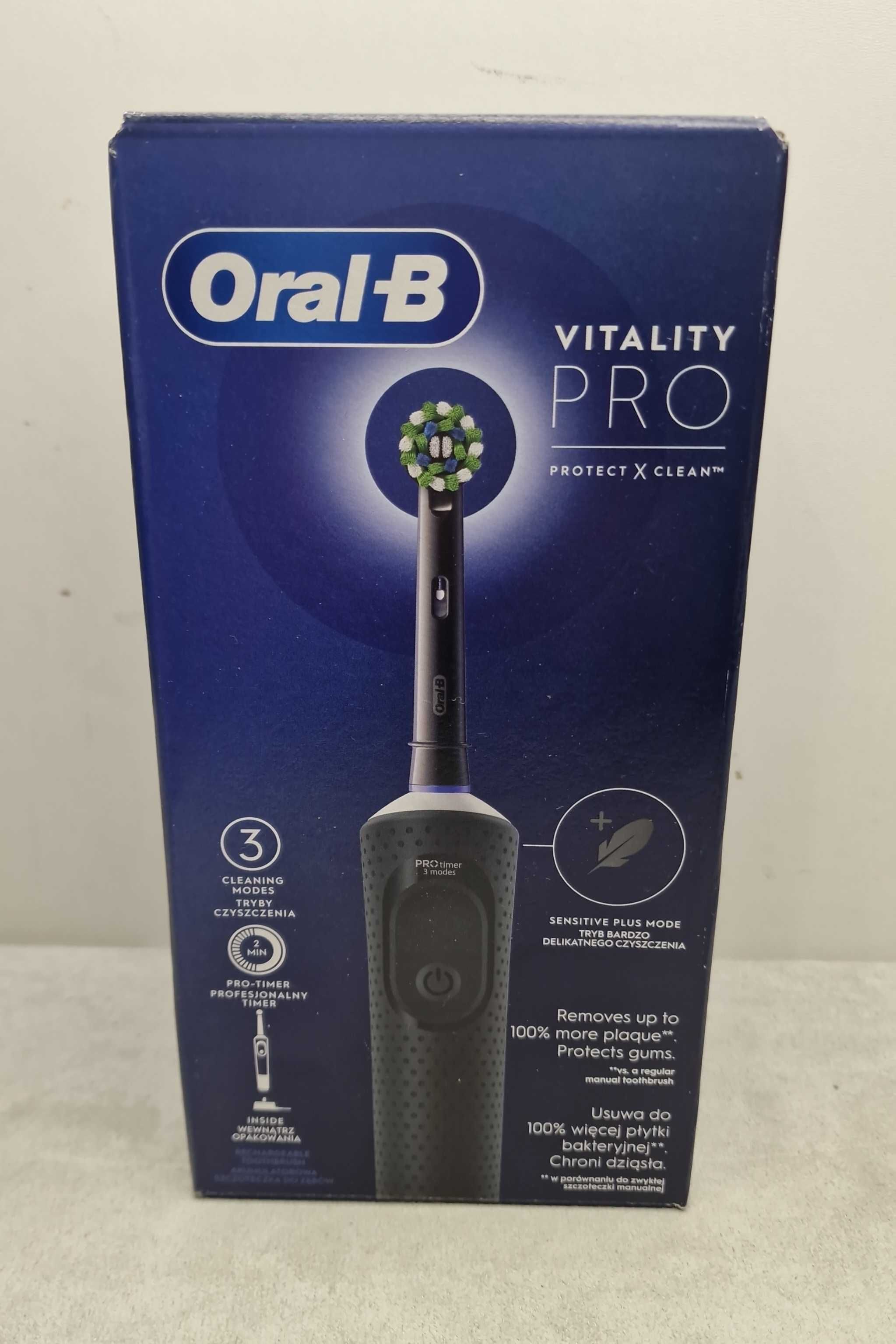 Szczoteczka elektryczna Oral-B Vitality Pro czarna