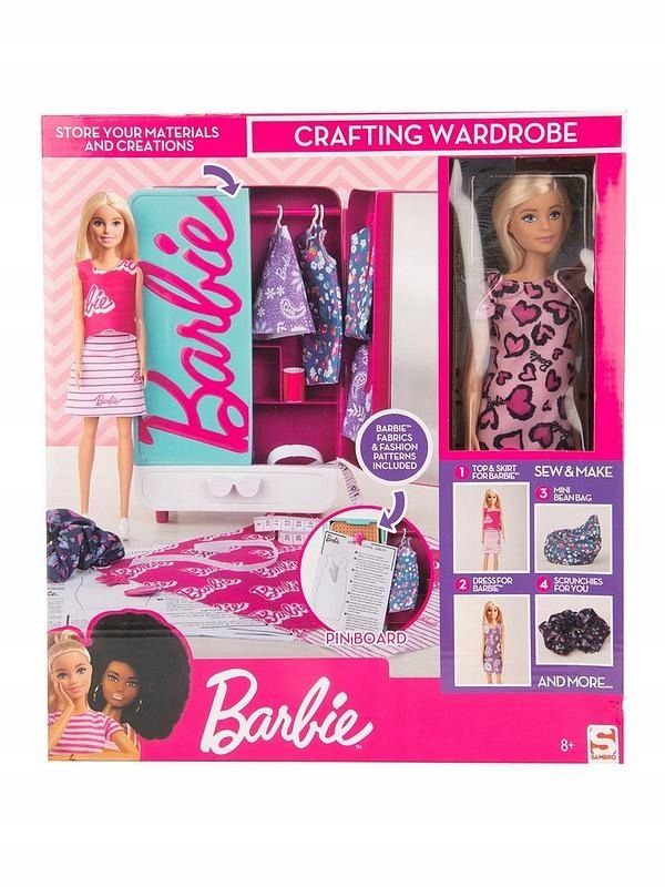 Mattel Szafa Garderoba Dla Barbie Lalka + Akcesoria