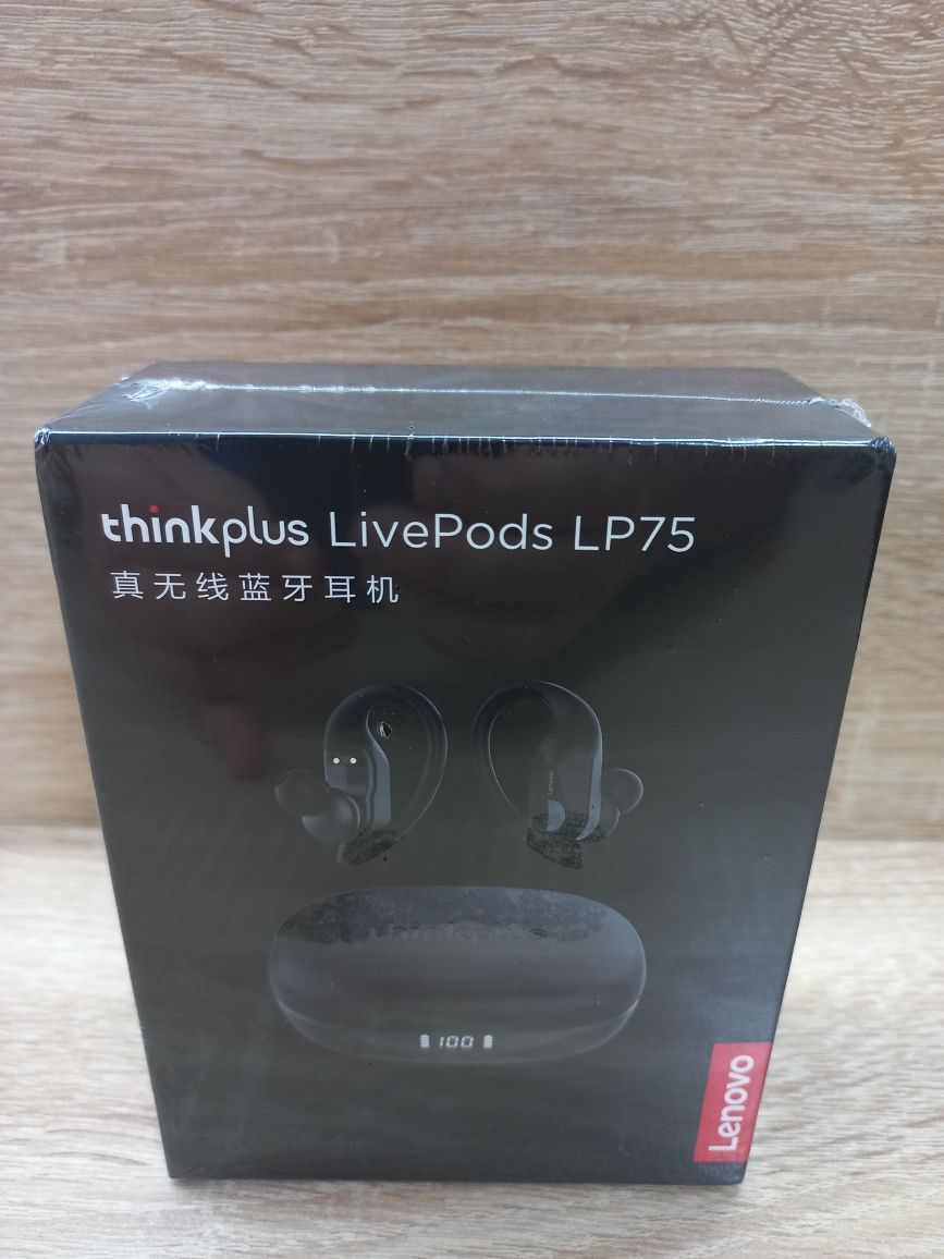 Бездротові навушники Bluetooth "Lenovo thinkplus LP75". Нові!