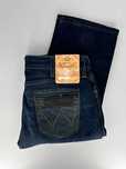 Wrangler MAE W25 L32 Damskie Jeansy Granatowe Straight 98% Bawełna