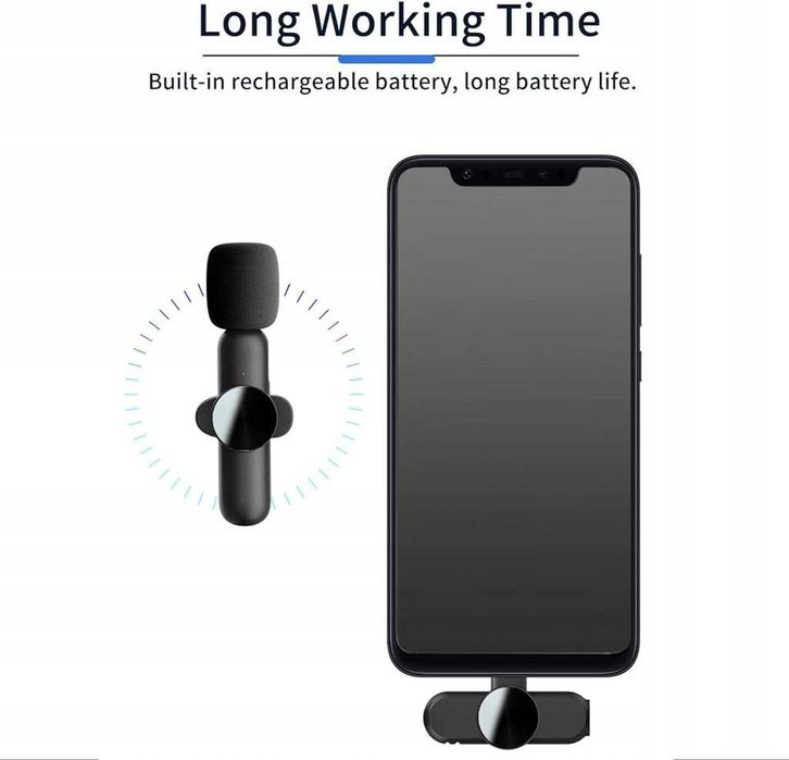 Podwójny mikrofon krawatowy USB C K3 SPP160