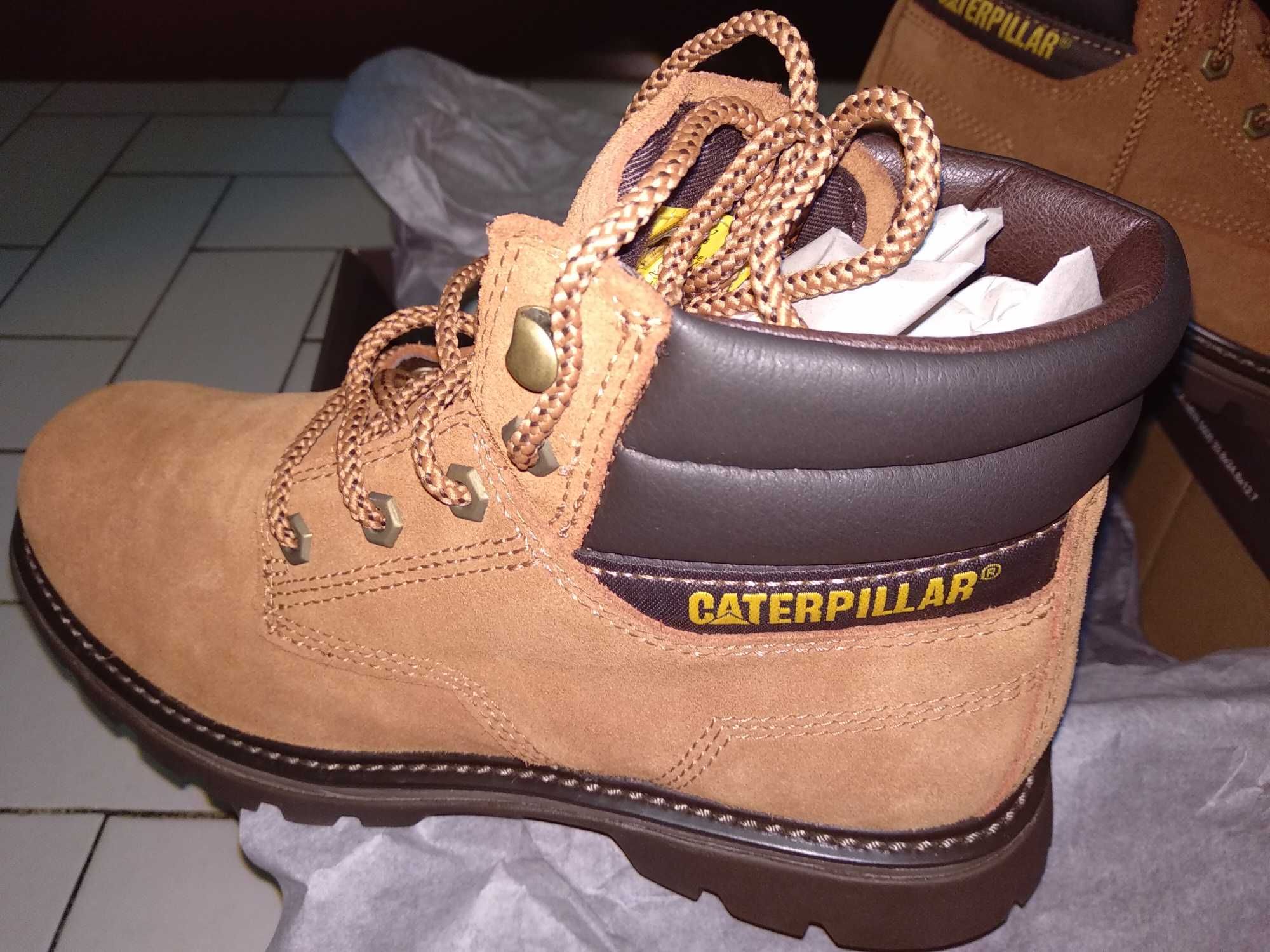 Botas Caterpillar CAT Tamanho 40 Quadrate Masculino Marrom NOVAS