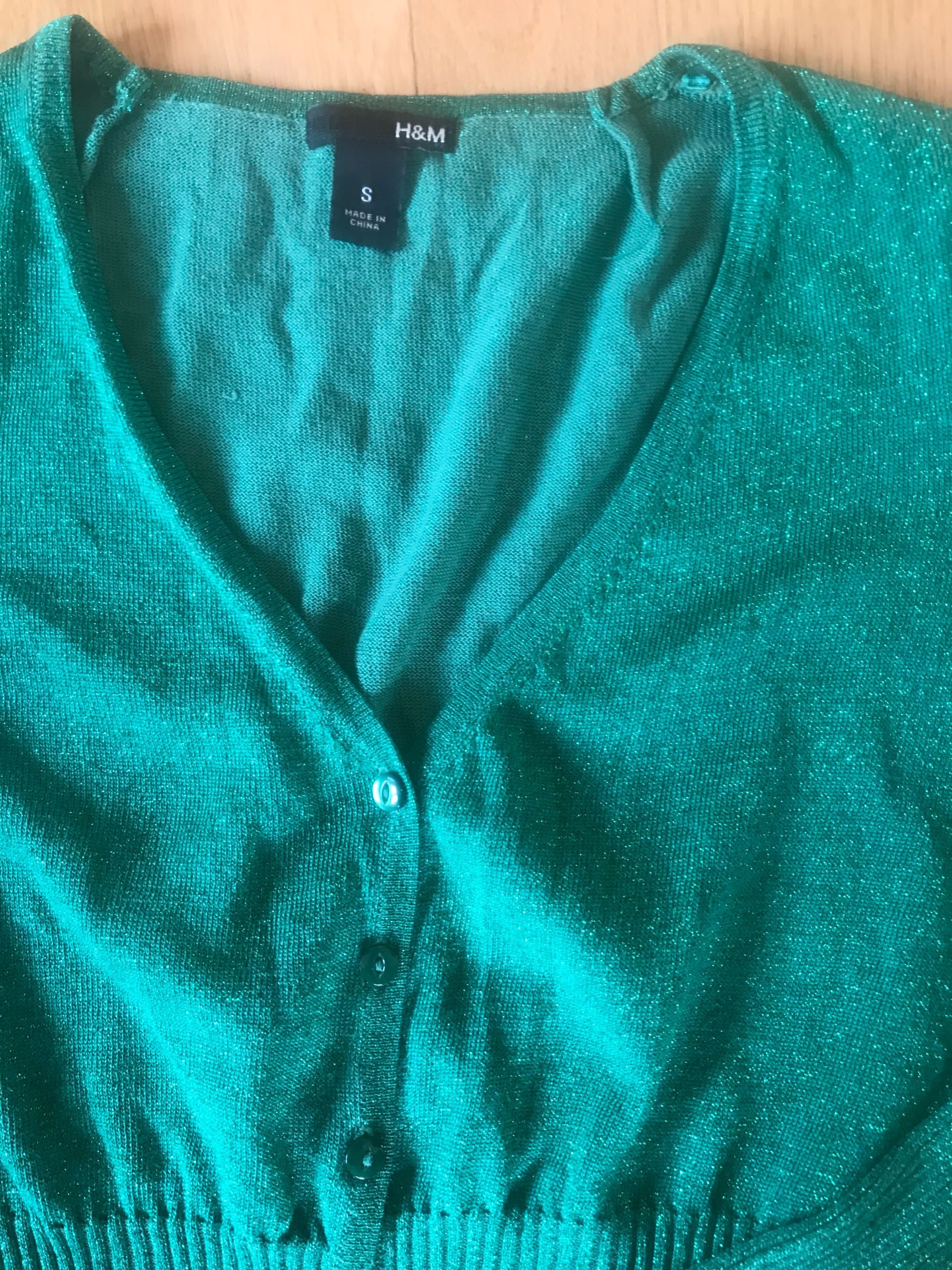 Sweterek  h&m tanio brokatowy