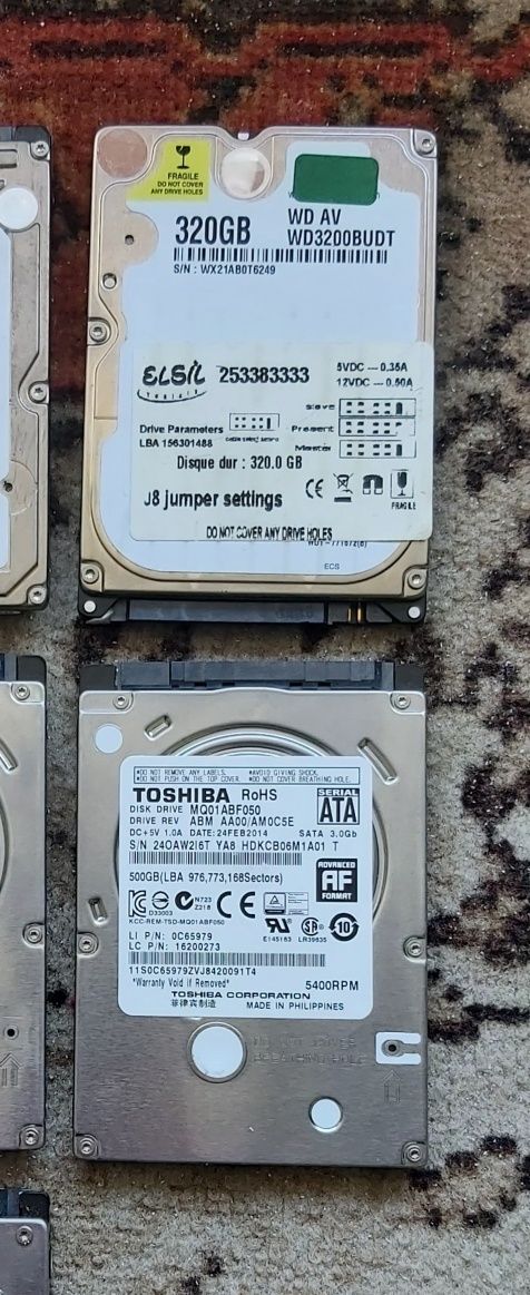 Dysk twardy sata do laptopa 500gb