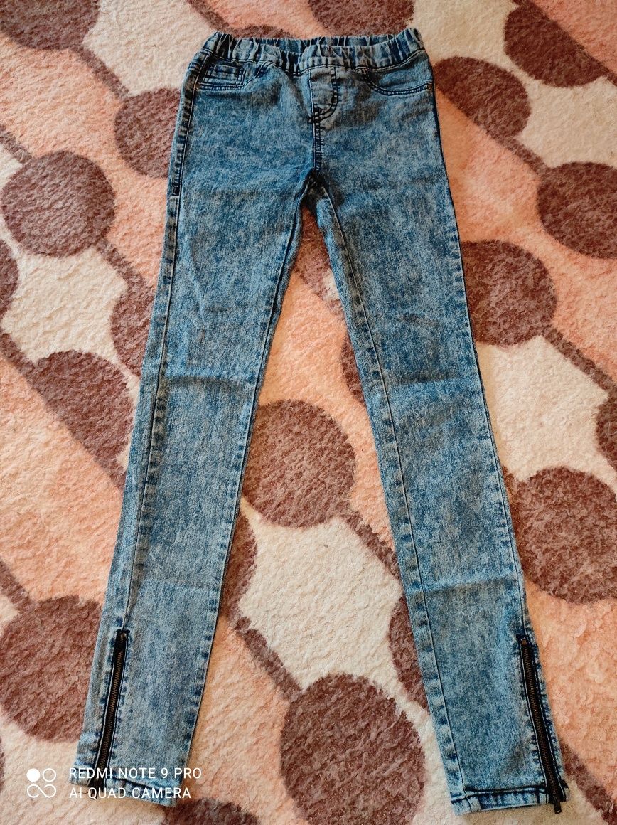 Denim Co джинсы скинни узкачи на девочку 10-12 лет (146см) в идеале