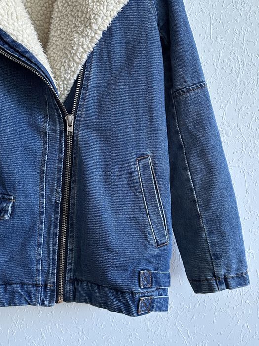 Утеплена джинсова куртка Pull&Bear