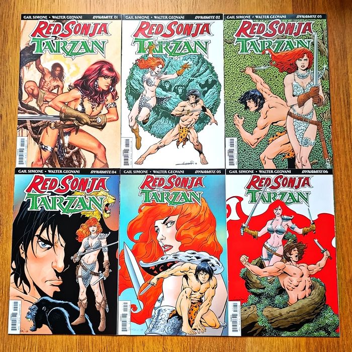 Red Sonja/Tarzan #1-6 (completo)