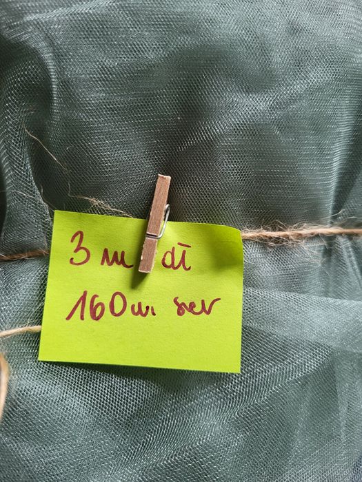 Tiul zielony szałwiowy dekoracja stół wesele ślub impreza