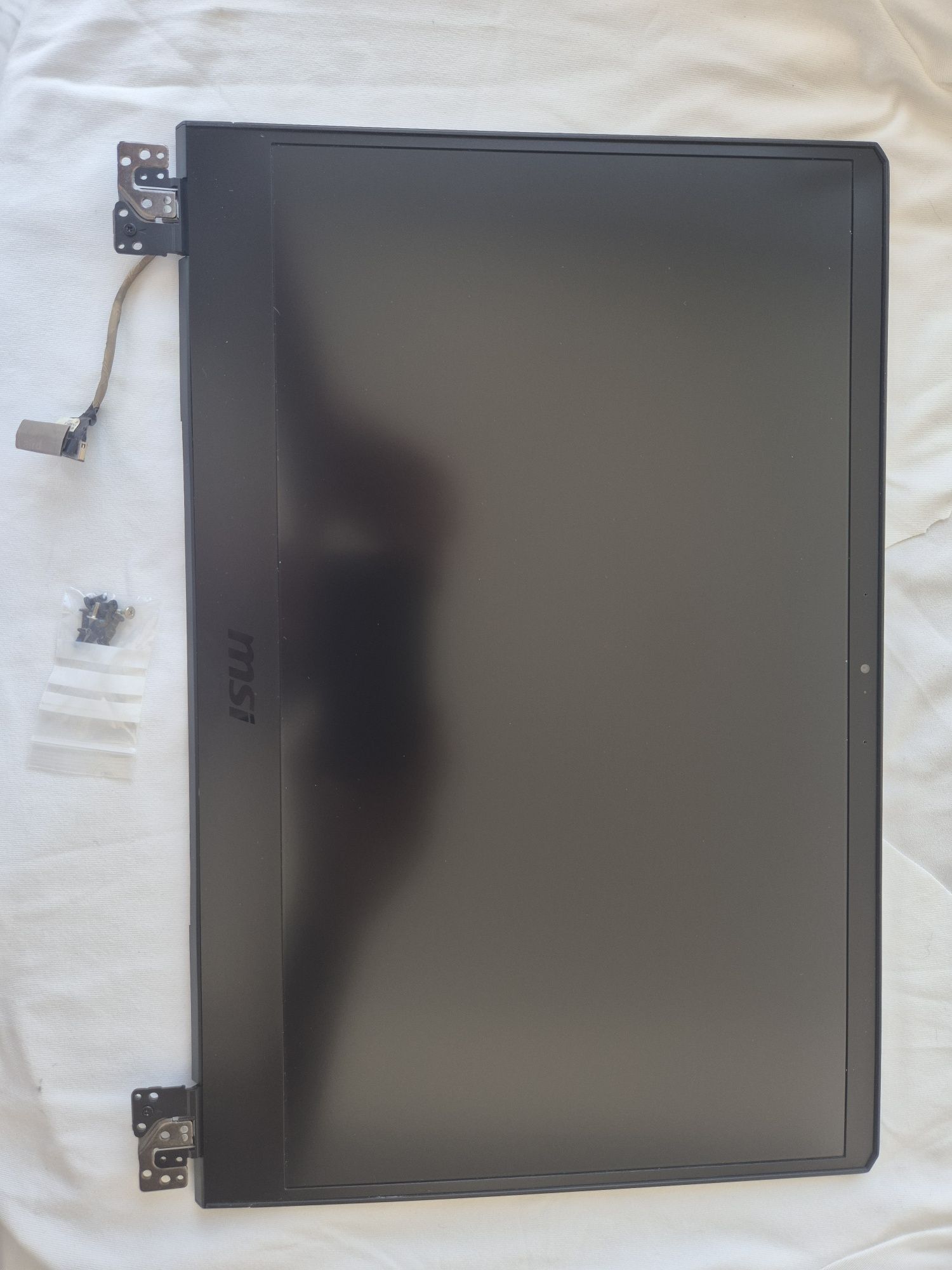 Painel + cobertura traseira + dobradiças do laptop MSI GP66 Leopard