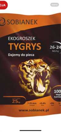 Ekogroszek tygrys 24-26kj