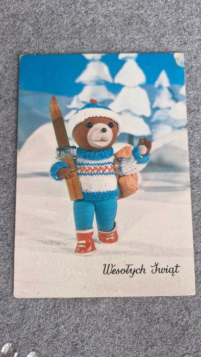 Miś Uszatek pocztówka widokówka PRL