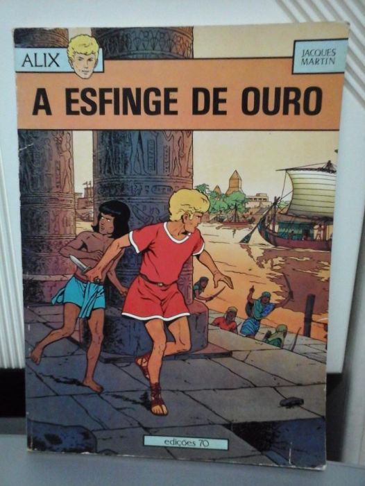 ALIX A Esfinge de Ouro BD 1981 Livro de Banda Desenhada Jacques Martin