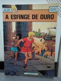 ALIX A Esfinge de Ouro BD 1981 Livro de Banda Desenhada Jacques Martin