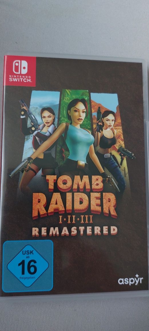 Gra Tomb Raider I-II-III Remastered na Nintendo switch