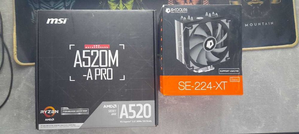 Комплект Ryzen 5 5600 + MSI A520M + охлаждение + блок 500W