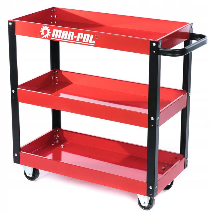 Szafka Wózek Zestaw Warsztatowy Narzędziowy Półki 3 Trzy Półki