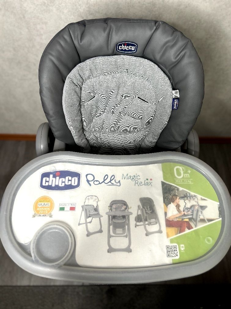 Дитячий стілець для годування Chicco Polly Magic Relax 

Можна викорис