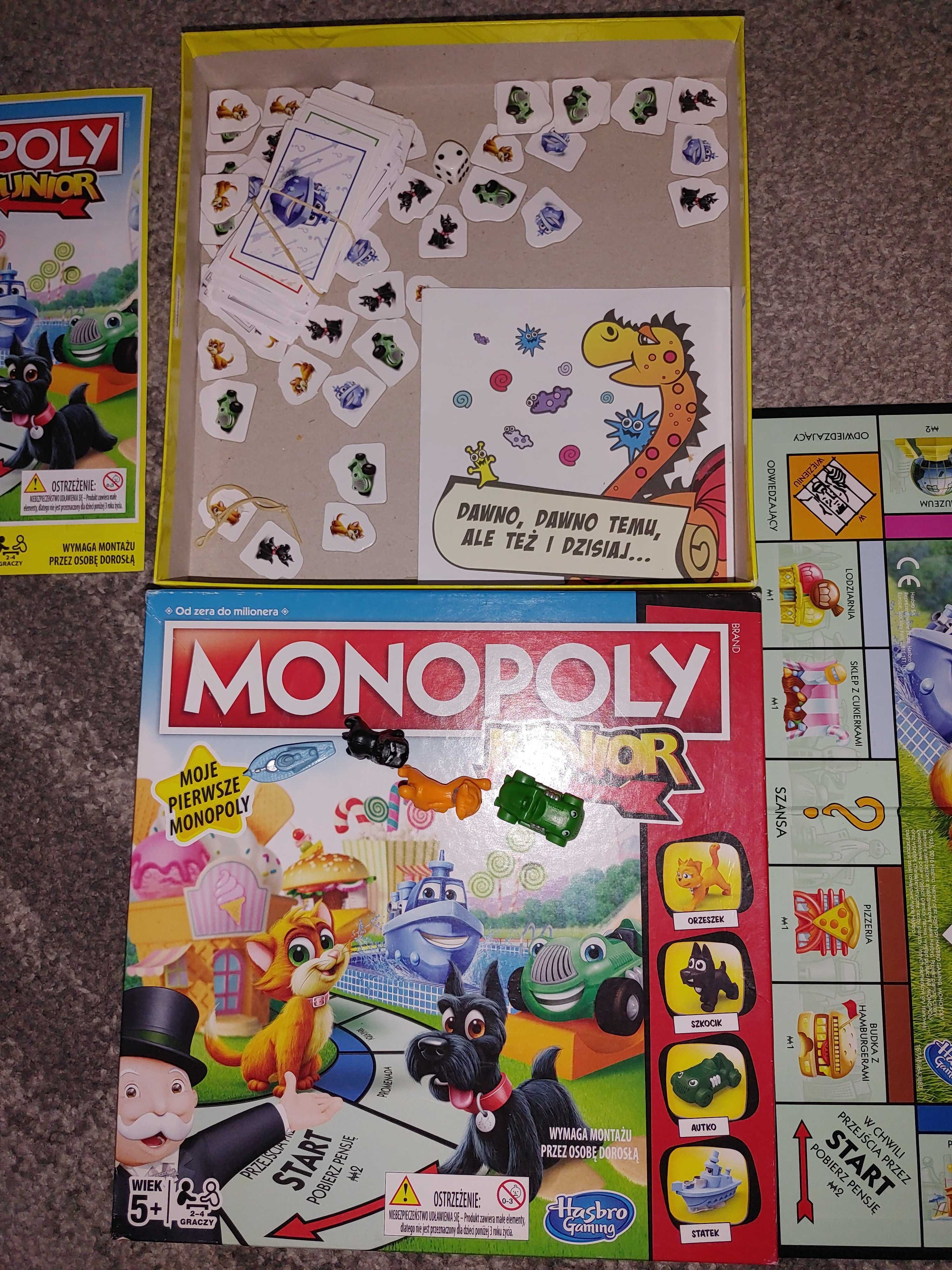 Oryginalna gra monopoly junior- Orzeszek ,   jak nowa