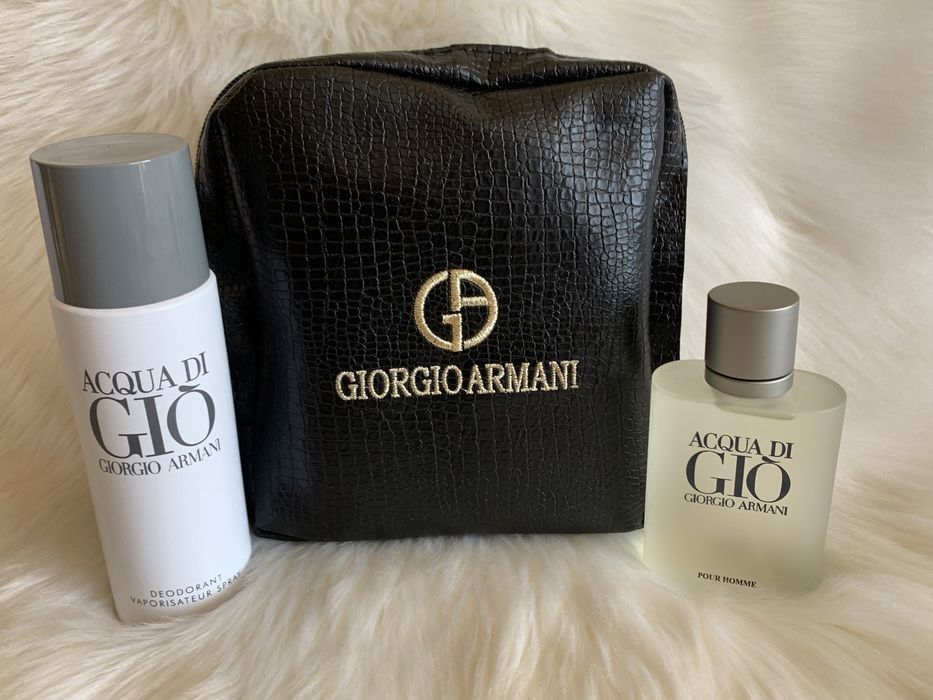 Giorgio Armani Acqua di Gio 100ml. Dezodorant 200ml Kosmetyczka