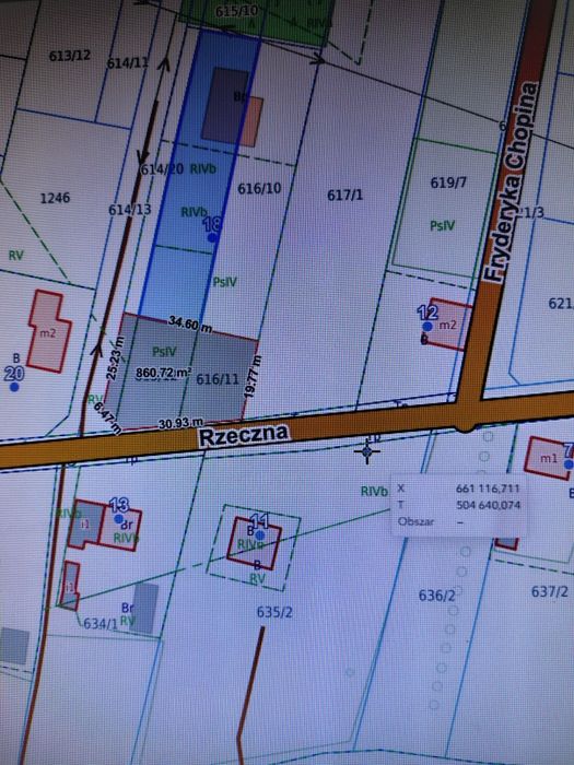 Sprzedam działkę budowlaną 860m2 Ostrówek