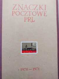 Klaser - tom jubileuszowy IX Polska 70-71 kompletny znaczki czyste