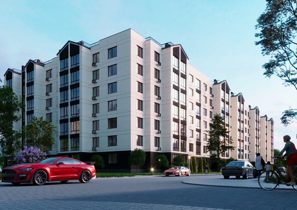 ВІД ЗАБУДОВНИКА 1к квартира 37,33 м² розтермінування 36 місяців
