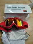 Gogle śnieżne anti fog ochrona 100% uv400