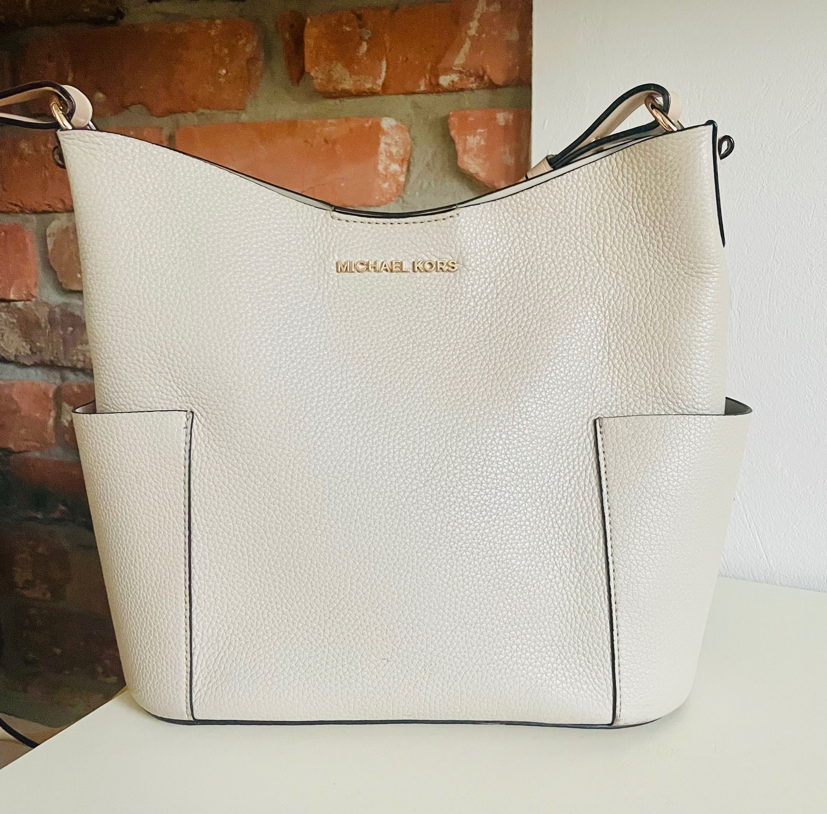 Torba Michael Kors Bedford Bucket light sand