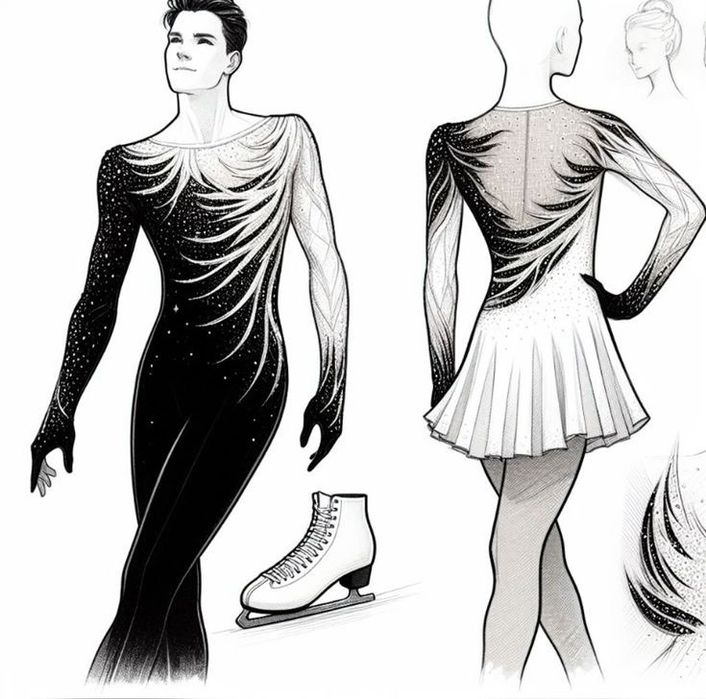 Desings costume dance/gymnastic/ skating costumized