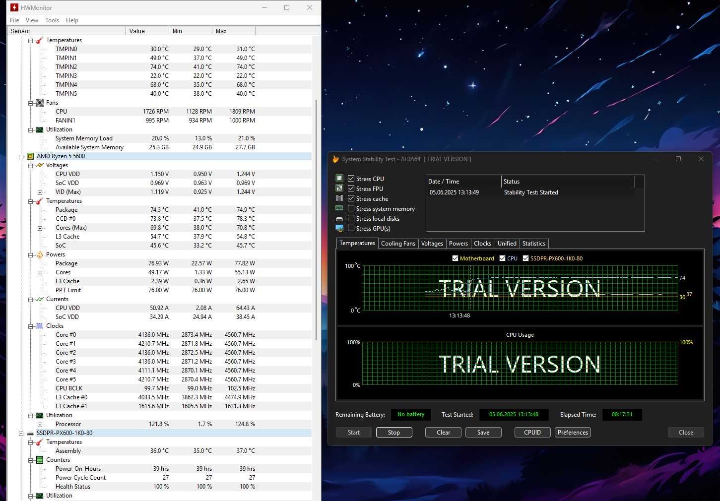 НОВИЙ ІГРОВИЙ ПК Ryzen 5 5600, DDR4 32 Gb, MSI RX 6650 XT, NVMe 1 Tb