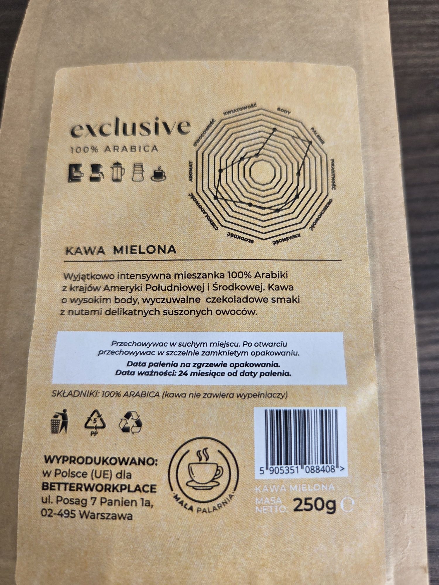 Kawa mielona exlusive 250g