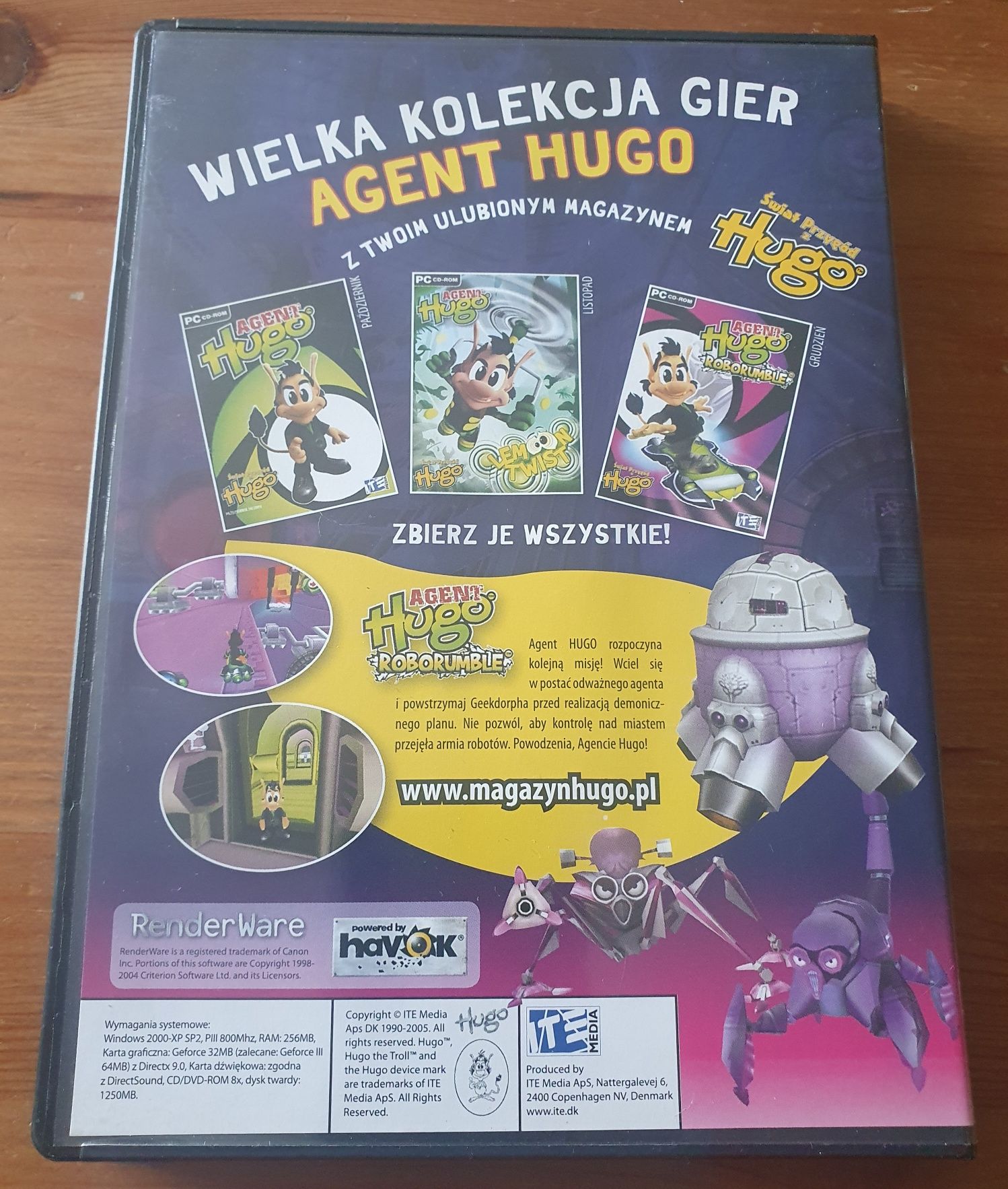 Gra na PC – Agent Hugo Roborumble PL stan BDB
