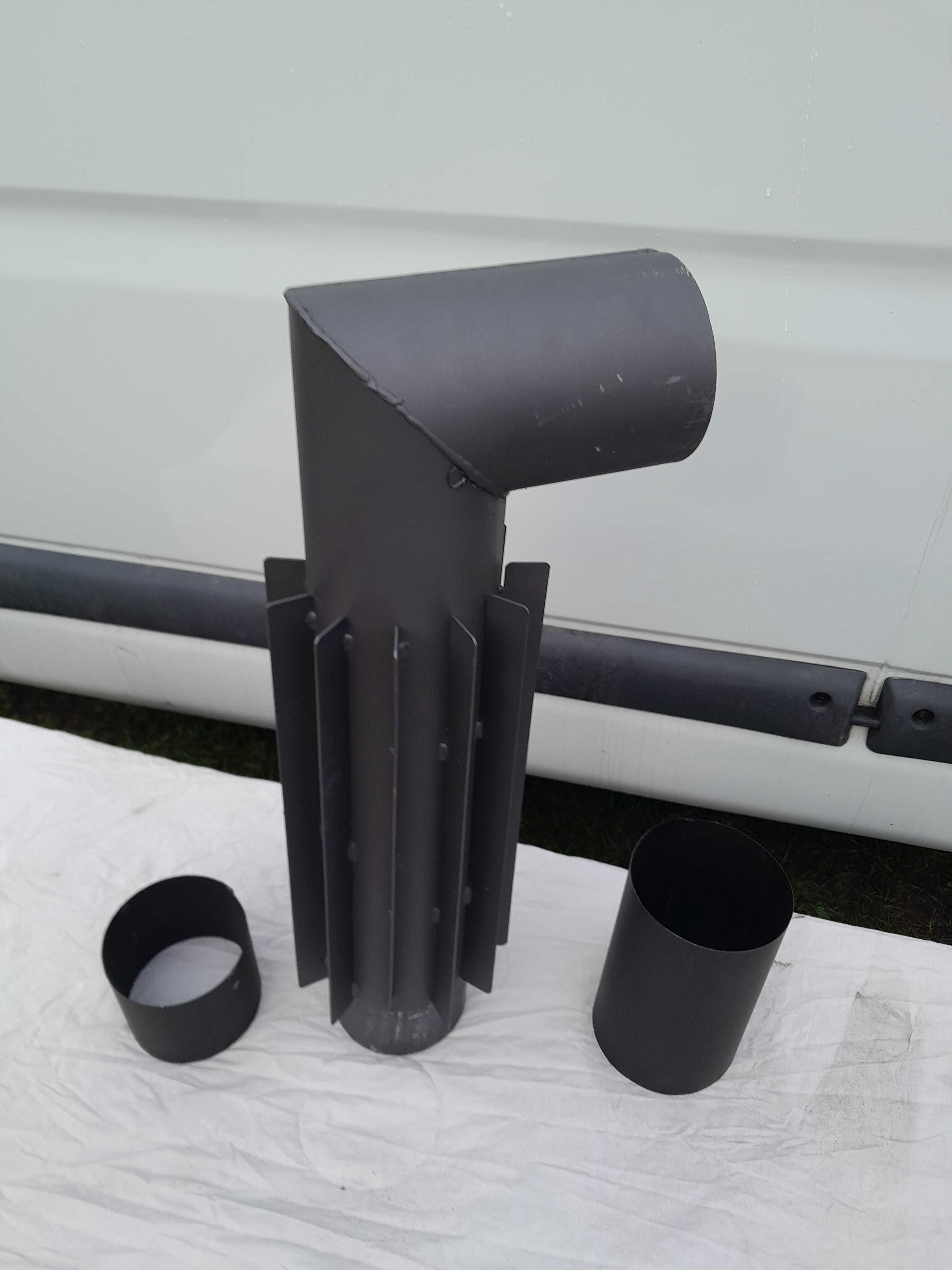 Wymiennik ciepła - radiator 120 mm 130 mm koza kominek  - uniwersalny