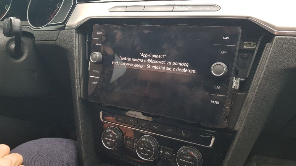 VW Audi Skoda MIB2 AppConnect Full Link SmartLink Apple CarPlay Mapy