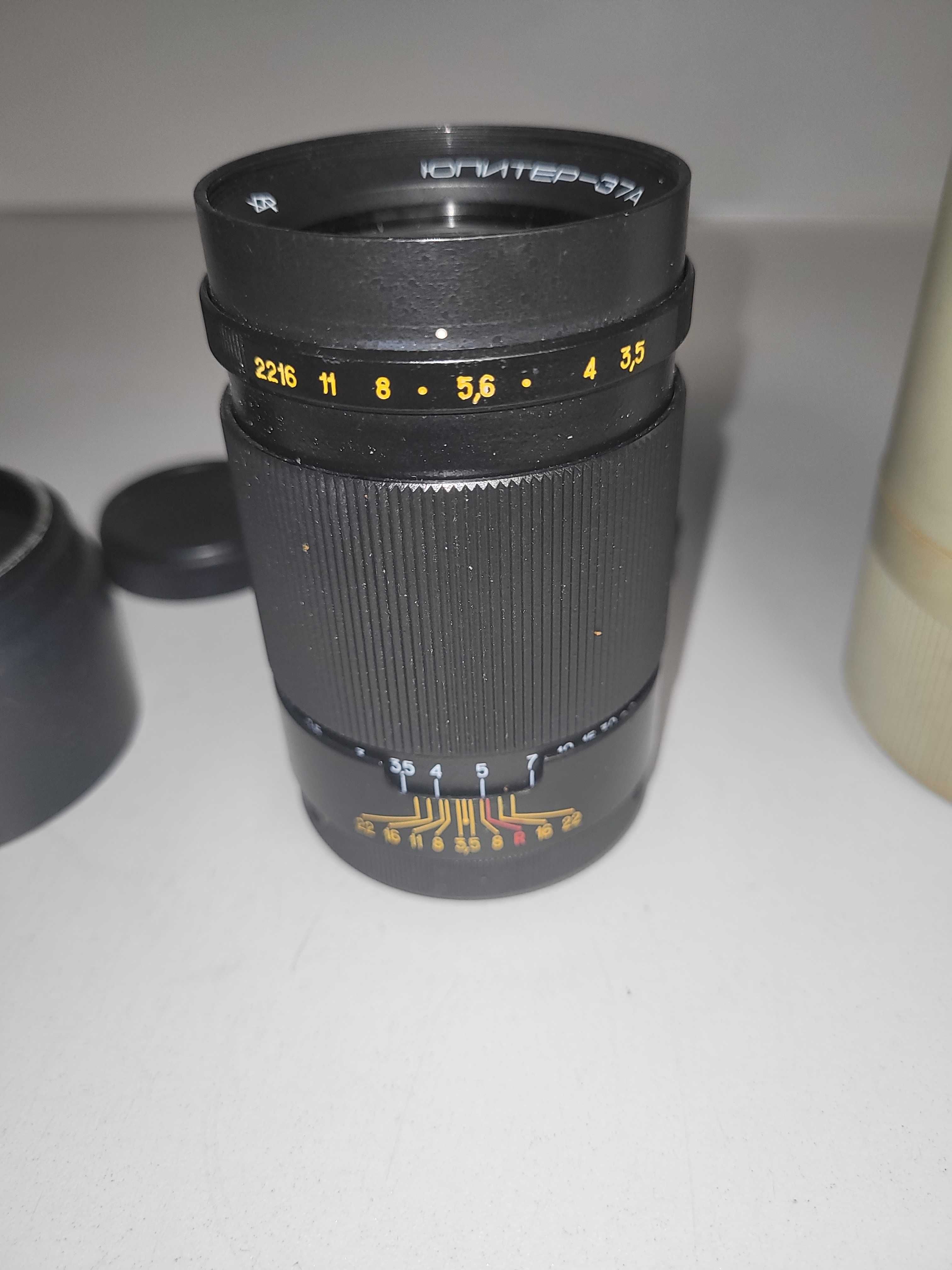 Obiektyw Jupiter 37 A kompletny