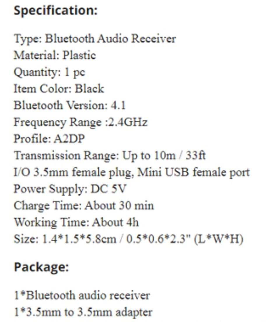 ‼️ Беспроводной Bluetooth приемник receiver transmitter