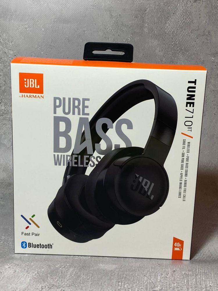 Навушники JBL Tune 710BT Black