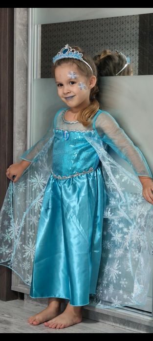 Сукня костюм Ельза і перука Ельзи нова