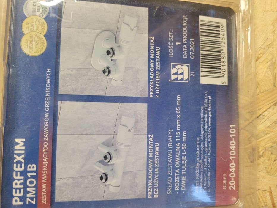 Zestaw maskujący do grzejników -  biały