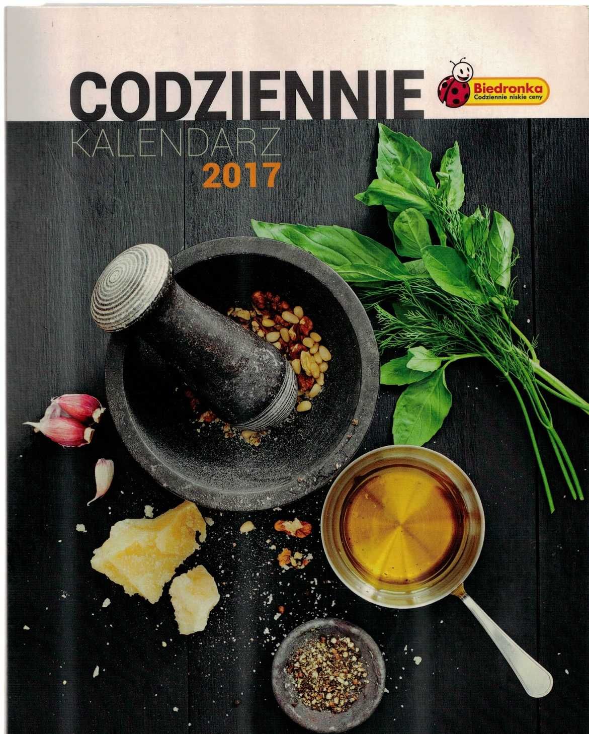 kalendarz 2017 codziennie Biedronka