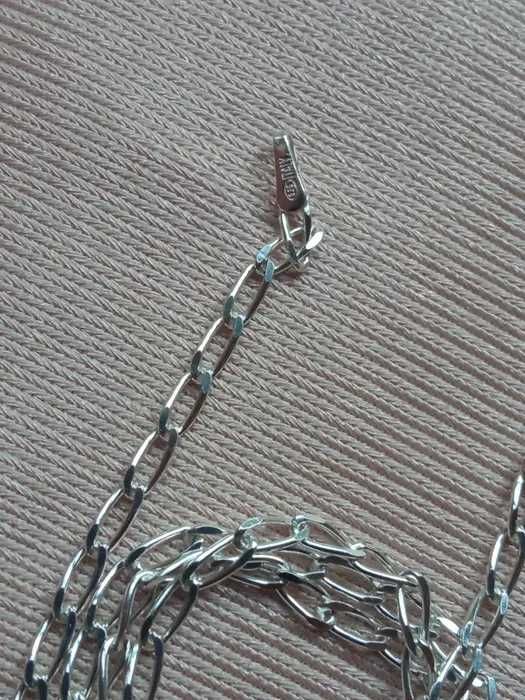 Włoski srebrny łańcuszek pancerka 2 mm 45 cm 3,3 g Srebro 925