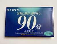 Kaseta magnetofonowa Sony 90 japońska edycja
