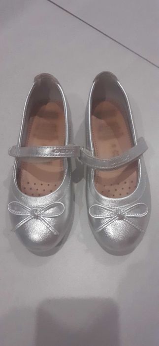 Geox sabrinas menina prateadas