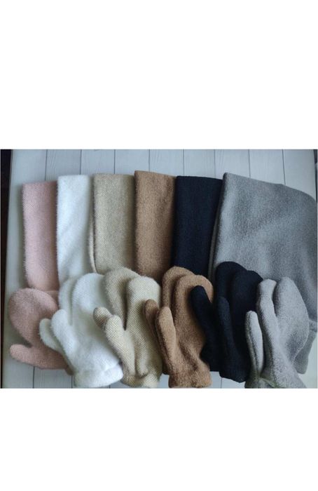 Капор,рукавички та комплекти капор + рукавички