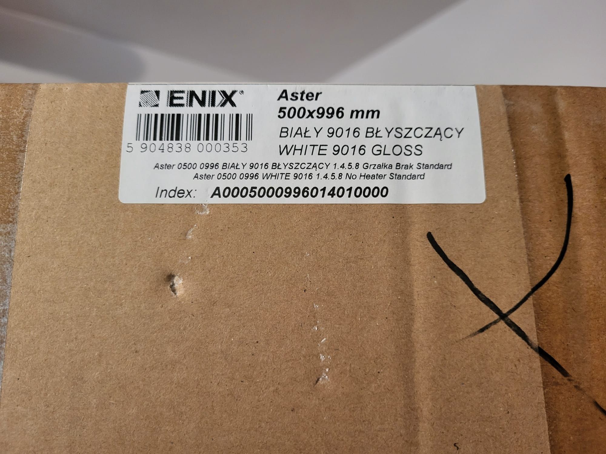 Grzejnik Enix Aster 500 996, nowy